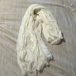 NWOT White scarf